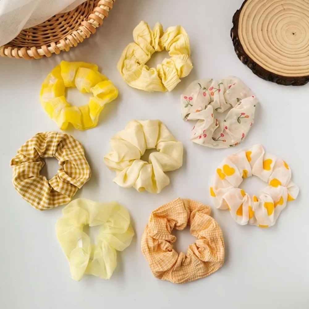 Yellow Scrunchies Collection